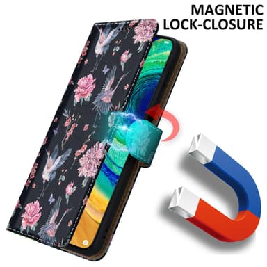 Huawei MATE 30 Suojakuori Lompakkokotelo (Musta)