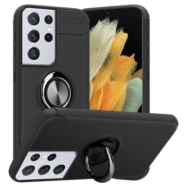 Samsung Galaxy S21 ULTRA Suojakuori Kotelo (Musta)