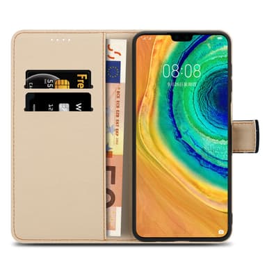 Huawei MATE 30 Suojakuori Lompakkokotelo (Musta)