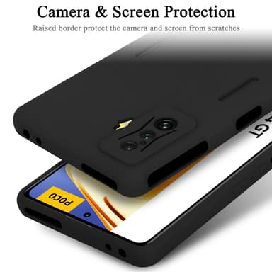 Xiaomi Poco F4 GT Suojakuori Kotelo Case (Musta)