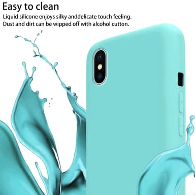 Suojakuori iPhone X / XS Kotelo Ketju (Turkoosi)