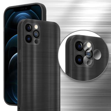 Suojakuori iPhone 12 PRO MAX Kotelo (Musta)