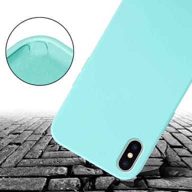 Suojakuori iPhone X / XS Kotelo Ketju (Turkoosi)
