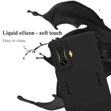 Xiaomi Poco F4 GT Suojakuori Kotelo Case (Musta)