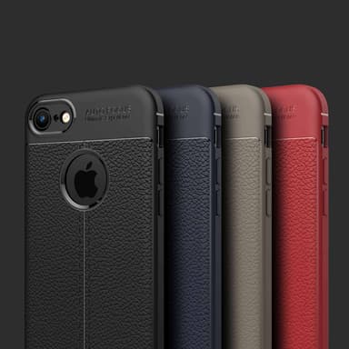 iPhone 7 / 7S / 8 / SE 2020 Suojakuori Cover (Musta)