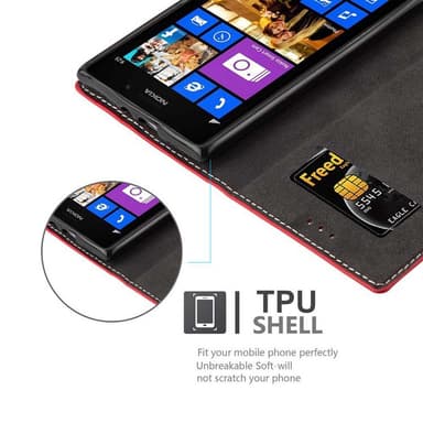 Nokia Lumia 925 Suojakuori Case (Punainen)