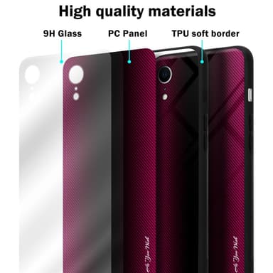 iPhone XR Suojakuori Kotelo (Vaaleanpunainen)