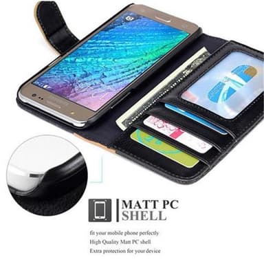 Samsung Galaxy J5 2015 Suojakuori Lompakkokotelo