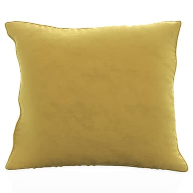 Tyynynpäällinen 40x40 Tyynyliina samettia (keltainen)