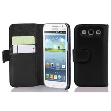 Suojakuori Samsung Galaxy WIN Lompakkokotelo (Musta)