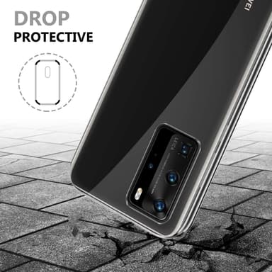 Huawei P40 PRO / P40 PRO+ Suojakuori Cover (Läpinäkyvä)
