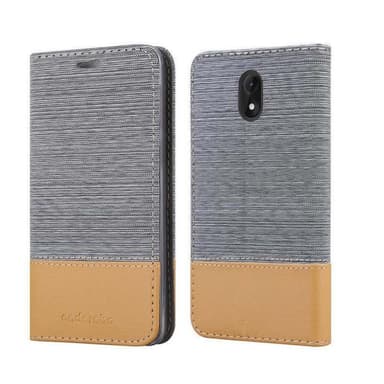 WIKO LENNY 5 Suojakuori Lompakkokotelo (harmaa)