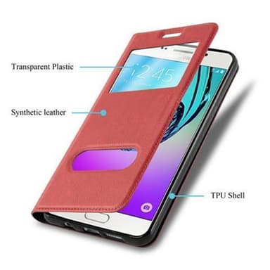 Lompakkokotelo Samsung Galaxy A5 2016 Case (Punainen)