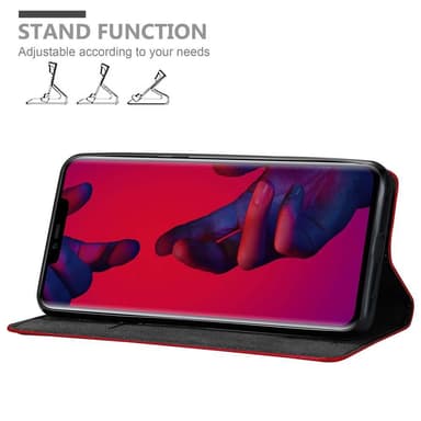 Huawei MATE 20 PRO Suojakuori Lompakkokotelo (Punainen)