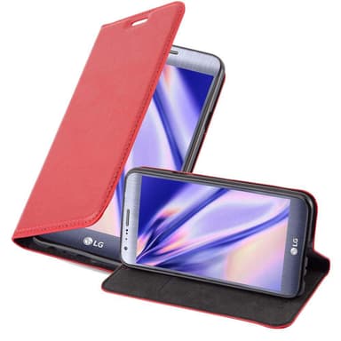 LG X CAM Suojakuori Lompakkokotelo (Punainen)