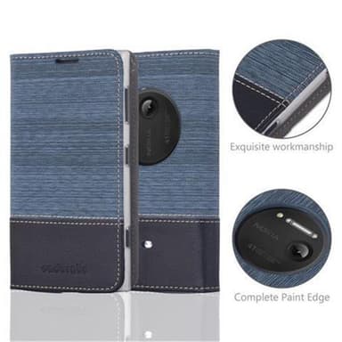 Nokia Lumia 1020 Suojakuori Lompakkokotelo (Sininen)