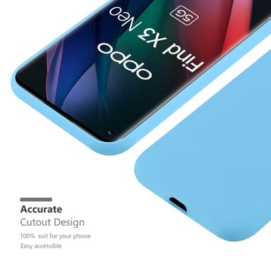 Suojakuori Oppo FIND X3 NEO Kotelo (Sininen)