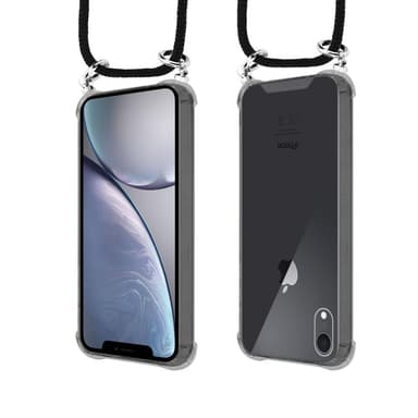 iPhone XR Suojakuori Kotelo Ketju (Musta)