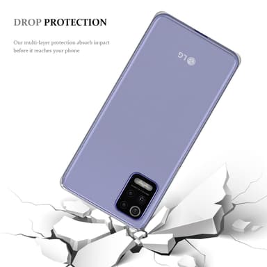 LG K52 / K62 / Q52 Suojakuori Kotelo (Läpinäkyvä)