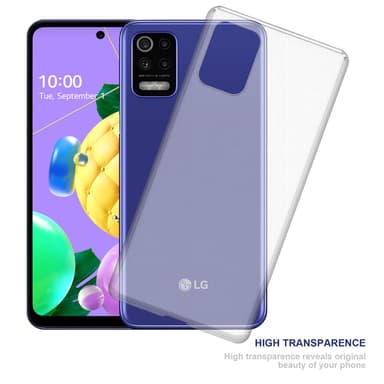 LG K52 / K62 / Q52 Suojakuori Kotelo (Läpinäkyvä)