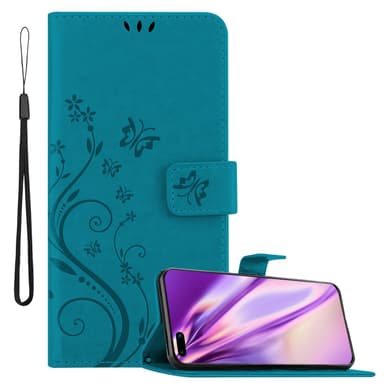 Huawei P40 Suojakuori Lompakkokotelo (Sininen)