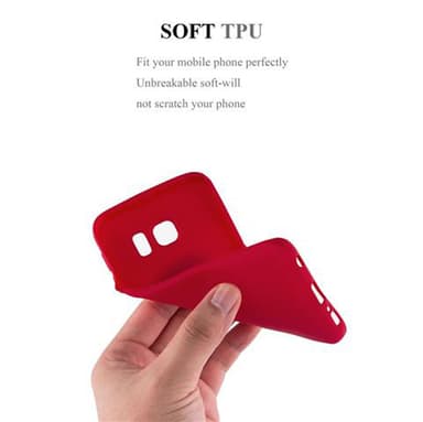 Suojakuori Samsung Galaxy S6 EDGE Kotelo (Punainen)