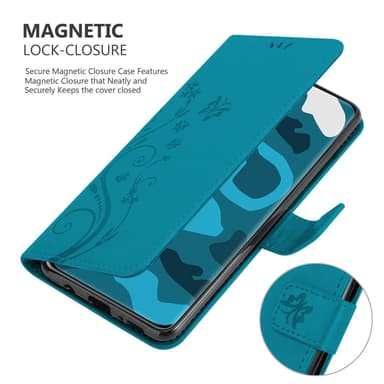 Huawei P40 Suojakuori Lompakkokotelo (Sininen)