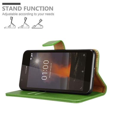 Nokia 1 2018 Suojakuori Lompakkokotelo Case Cover