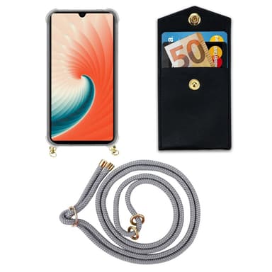 Huawei MATE 20 Suojakuori Kotelo Ketju (harmaa)