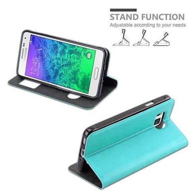 Lompakkokotelo Samsung Galaxy ALPHA Case (Turkoosi)