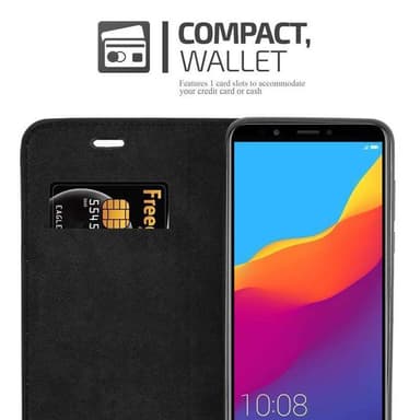 Honor 7C / Huawei Y7 2018 Suojakuori Lompakkokotelo
