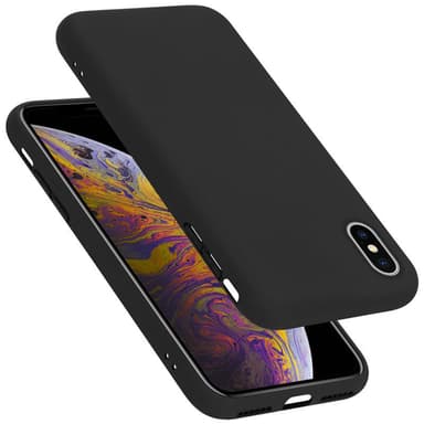 iPhone X / XS Suojakuori Kotelo Case (Musta)