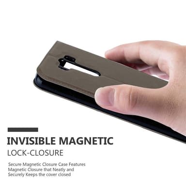 Lompakkokotelo LG G3 Case (Ruskea)
