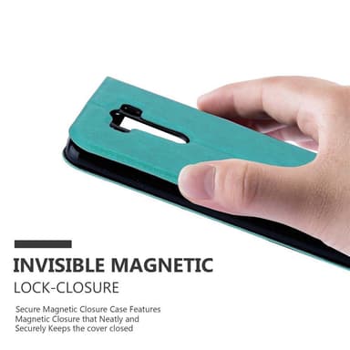Lompakkokotelo LG G3 Case (Turkoosi)