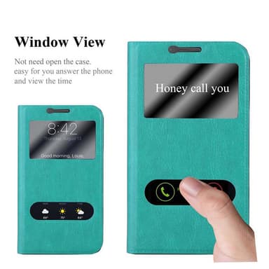 Lompakkokotelo LG G3 Case (Turkoosi)