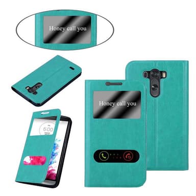 Lompakkokotelo LG G3 Case (Turkoosi)