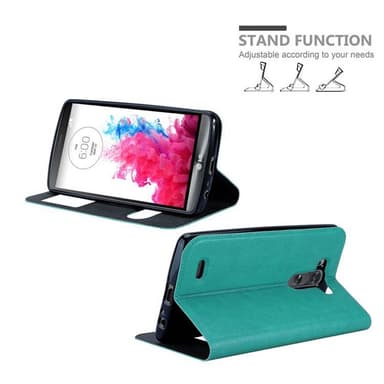 Lompakkokotelo LG G3 Case (Turkoosi)