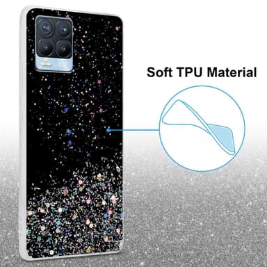 Realme 8 4G / 8 PRO Suojakuori Kotelo (Musta)