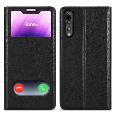 Lompakkokotelo Huawei P20 PRO / P20 PLUS Case (Musta)