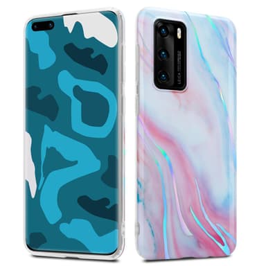 Huawei P40 Suojakuori Lompakkokotelo (Valkoinen)