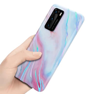 Huawei P40 Suojakuori Lompakkokotelo (Valkoinen)