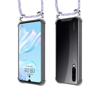 Huawei P30 Suojakuori Kotelo Ketju (Violetti)