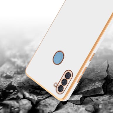 Samsung Galaxy A11 / M11 Suojakuori Cover (Valkoinen)