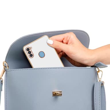 Samsung Galaxy A11 / M11 Suojakuori Cover (Valkoinen)