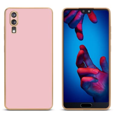 Huawei P20 Suojakuori Case Cover (Vaaleanpunainen)