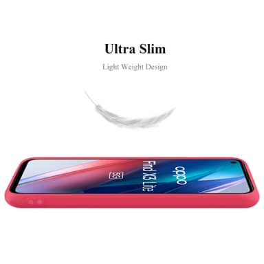 Suojakuori Oppo FIND X3 LITE Kotelo (Punainen)