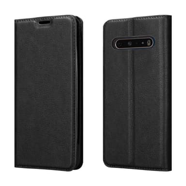 LG V60 ThinQ Suojakuori Lompakkokotelo (Musta)