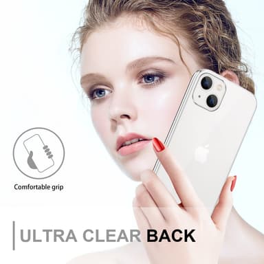 iPhone 14 Suojakuori Case Cover (Läpinäkyvä)