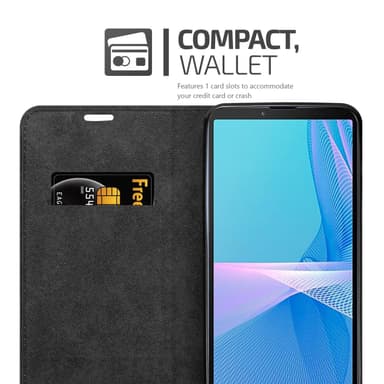 Sony Xperia 10 III Suojakuori Lompakkokotelo (Punainen)