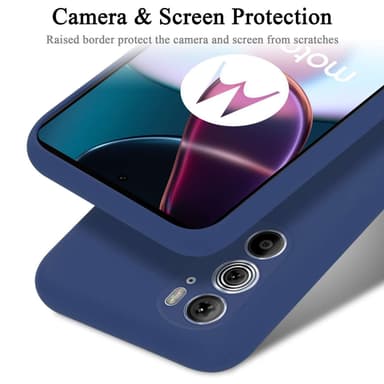 Motorola EDGE+ Suojakuori Kotelo Case (Sininen)